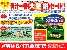 無料チラシデザイン作成　スイスタジオ作品サンプル
